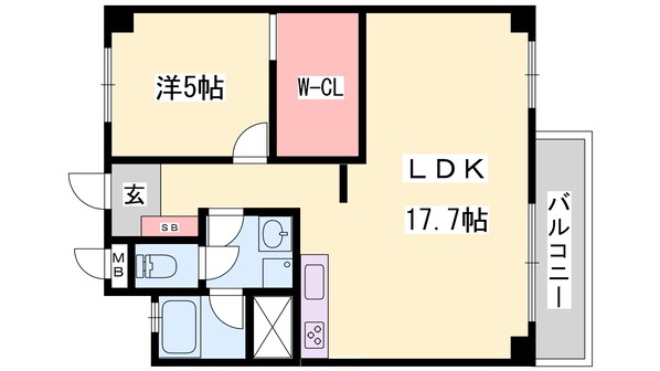 ビラ土山の物件間取画像